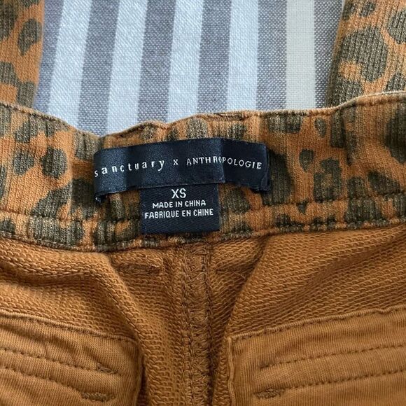 Anthropologie x Sanctuary Leopard Print Joggers Size XS - Picture 3 of 5